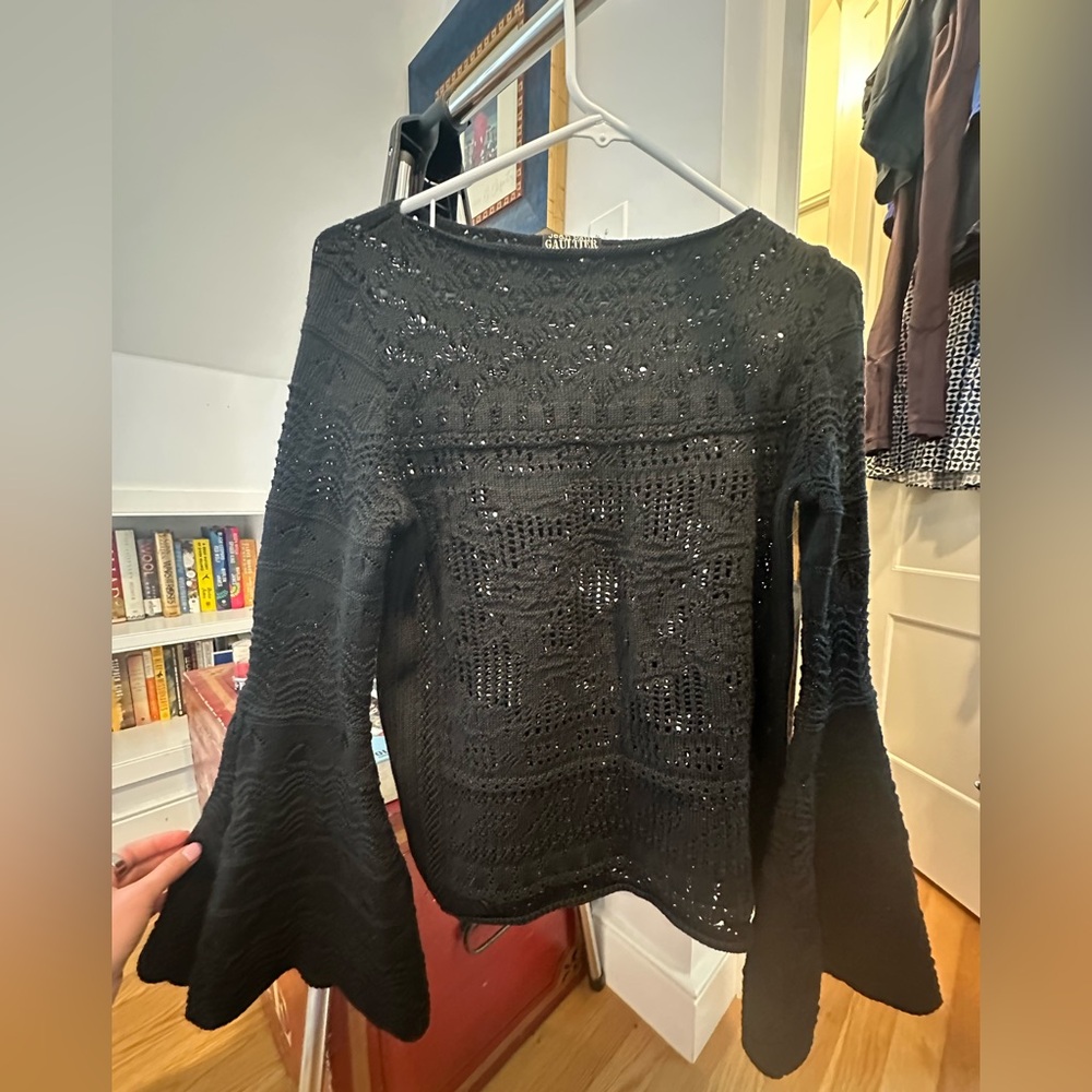 Jean Paul Gaultier Black Knit Sweater